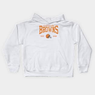 Retro Cleveland Football Kids Hoodie